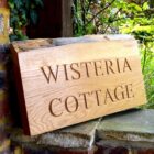 Rustic Natural wooden house wall sign