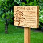 Engraved Tree Memorial Plaques