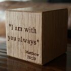 engraved-oak-christening-block-makemesomethingspecial.co.uk