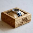engraved-oak-watch-storage-tray