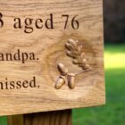 handmade-wooden-grave-marker-makemesomethingspecial.co.uk