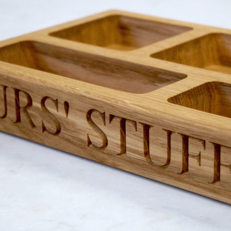 Personalised Wooden Desk Tidy TraditionalWoodenGifts co uk