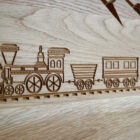 oak-toy-box-with-train-carving-makemesomethingspecial.com