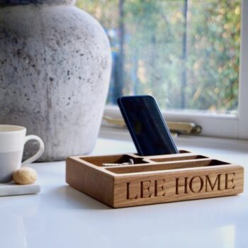 personalised-wooden-desk-tidy-uk