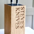 personalised-wooden-knife-counter-stand