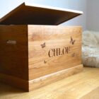 personalised-wooden-toy-box-with-butterfly-makemesomethingspecial.co.uk