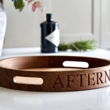 round-personalised-wooden-butlers-tray