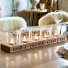 Personalised Oak centre table piece